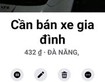 Xe gia đình đẹp còn mới chín lăm phần trăm