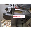 Máy thái tóp mỡ hạt lựu, máy thái da heo-mỡ heo thành hạt lựu nhiều kích thước 20X20MM