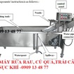 Máy rửa ớt sục khí ozone, máy rửa rau lá dạng băng tải, máy rửa trái cây sục khí ozone QX22