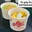 Tô giấy đựng bún phở giá rẻ, an toàn Tô giấy đựng bún phở giá rẻ, an toàn