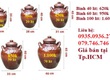 Chum sành đựng rượu mua ở đâu ở thành phố hồ chí minh   giá bán bao...