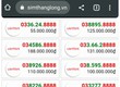 Sim Tứ quý 8 Viettel 0358058888 siêu VÍP 