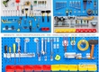 Giá treo dụng cụ cơ khí hay còn được gọi với tên bảng treo dụng cụ 