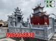 Khu lăng mộ đá nguyên khối cao cấp thi công tại Bắc Giang 