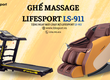 Ghế Massage Lifesport LS 911   Tặng Ngay Máy Chạy Bộ LS 7 