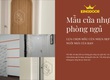 Mẫu cửa nhựa phòng ngủ được ưa chuộng 