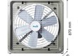 Quạt thông gió công nghiệp Dasin sải cánh lớn tới 76cm 