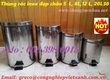 Thùng rác inox đạp chân 5L, 8L, 12L, 20L, 30L 