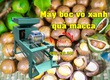 Máy bóc vỏ xanh quả mắc ca   Máy tách vỏ macca   Máy chà vỏ...