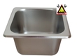Khay inox đựng thạch   Khay topping GN 1/6 
