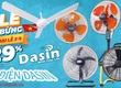 Mua sắm thả ga không lo về quạt điện Dasin giá sale lên tới 29 