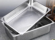 Khay inox có lỗ   Khay GN 1/1 lỗ  Inox Hoàng Thịnh 2023 