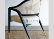 Ghế ăn có nệm lưng tựa mây khung ghế gỗ cao cấp Wormley Armchair Nội thất CAPTA HCM...
