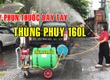 Máy phun thuốc tưới cây thùng 160L động cơ 5.5HP 