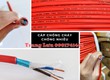 Dây dẫn chống cháy 2 ruột  chống cháy chống nhiễu 