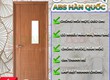 Cửa nhựa ABS hàn quốc   Cửa nhựa nhà vệ sinh Gia Phát Door 