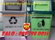Thùng rác y tế nắp lật 60 lít 