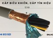 Cáp điều khiển/ cáp tín hiệu chống nhiễu 12x1.0mm 