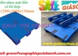 Pallet nhựa mặt liền 1200x1000x150   lõi thép 