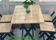Bàn ghế gỗ xếp quán nhậu 