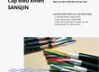 Cáp điều khiển SANGJIN chống nhiễu 1.5 SQMM, tiêu chuẩn ISO 9001 