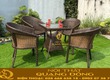 Sỉ và lẻ bàn ghế mây nhựa dành cho cafe sân vườn, ngoài trời tại Tp.HCM 