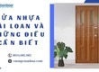 Cửa nhựa đài loan 