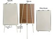 Bảng trắng flipchart 3 chân poly 