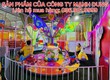 Trò chơi đu quay hưu, đu quay nữ hoàng, phao hơi, phao nhún, xe lữa nữ hoàng, mâm...
