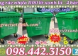 Thùng rác 1100 lít nhựa HDPE   4 bánh xe   màu xanh lá 