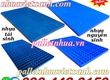 Pallet nhựa lót sàn không chân 1000x600x35mm   mặt liền 