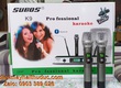 Micro không dây SuBos K9 chức năng 3in1 Mixre karaoke, vang cơ, Bluetooth 