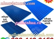 Pallet nhựa lót sàn không chân 1000x600x35mm   mặt lưới 