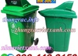Thùng rác 240 lít nắp hở   nhựa HDPE   2 bánh xe 