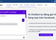 Chăm Sóc Khách Hàng Hiệu Quả với TuDongChat   Cài đặt chatbot cho Fanpage 