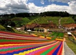 Rainbow slide   Trải nghiệm trượt phao khô 7 sắc cầu vồng 