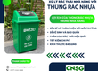 Xử lý rác thải nhà hàng hiệu quả với thùng rác nhựa 
