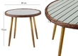 Bàn cafe ngoài trời mặt nhựa tròn 80 cm chân sắt sơn tĩnh điện TE2043 80S Nội thất...