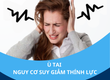 Ù tai nguy cơ suy giảm thính lực 