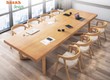 Bàn họp gỗ tự nhiên   sự lựa chọn đẳng cấp cho văn phòng hiện đại 