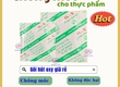 Bảo quản thực phẩm với gói hút Oxygen O2X 