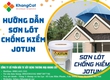 Hướng dẫn sơn lót chống kiềm JOTUN bảo vệ tường khỏi hư hại 