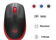 Chuột máy tính không dây Logitech M190  Đỏ 