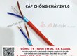 Cáp chống cháy 2x1.0 CV/FR  Altek Kabel Đà Nẵng, Hà Nội. HCM 