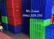 Chào bán rổ nhựa công nghiệp loại lớn có bánh xe và nắp đậy giá tốt. 