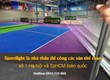Báo giá thi công sơn sân thể thao chất lượng đàn hồi 