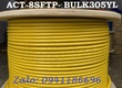 Dây Cáp CAT8 SFTP Dạng Xoắn 23AWG tốc độ 40G 2000MHz Hỗ Trợ PoE, ACT 8SFTP  BULK305YL,...