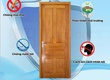 Cửa gỗ tự nhiên bền sang 