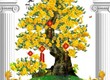 Tranh gạch 3d hoa mai   gạch tranh 3d hoa mai   CXV4 