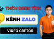 Hướng dẫn thêm danh tính kênh Zalo Video Creator đơn giản 